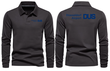 AIR DUS AIRPORT LONG SLEEVE POLO